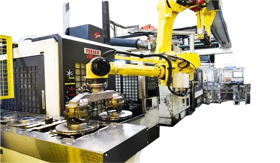 汽車剎車片零件加工自動物料搬運(yùn)設(shè)備