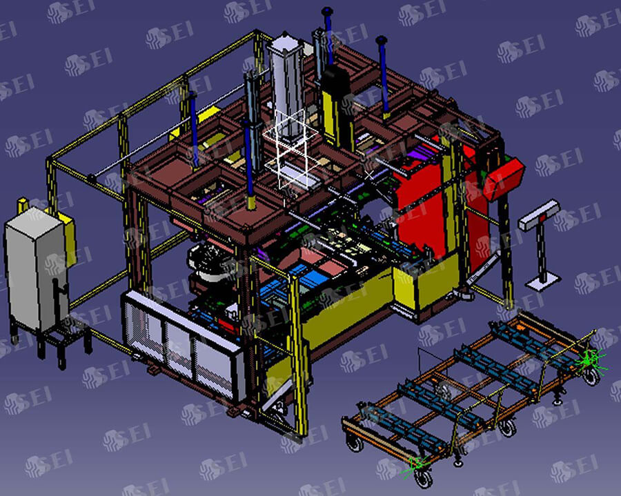 汽車頂蓋壓著機