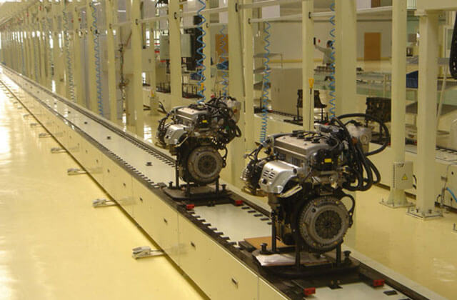 發(fā)動(dòng)機(jī)裝配生產(chǎn)線介紹