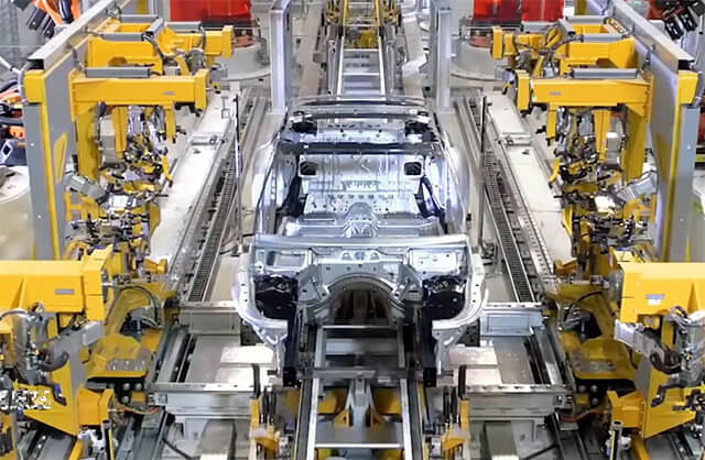 汽車自動(dòng)化裝配生產(chǎn)線