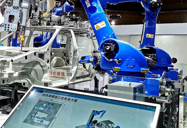 汽車(chē)零件組裝機(jī)器人