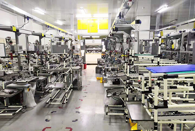 汽車車燈裝配生產線