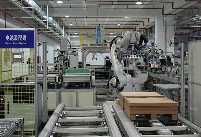 汽車鋰電池包裝線