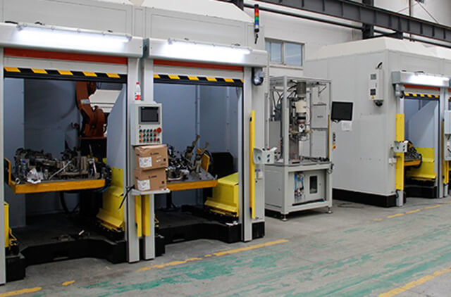 雙工位汽車空調管路焊接設備