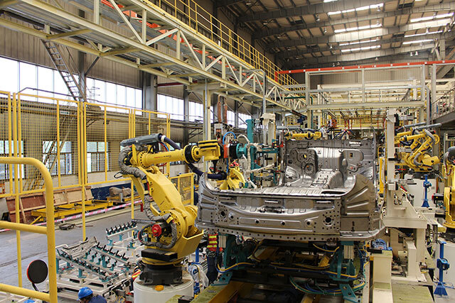 汽車底盤自動(dòng)裝配生產(chǎn)線