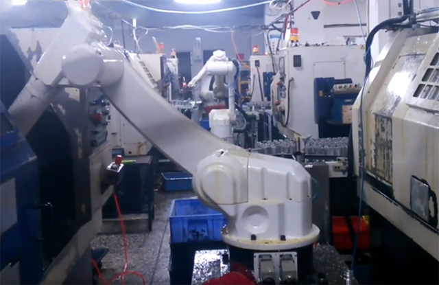 加工中心自動(dòng)上下料機(jī)器人