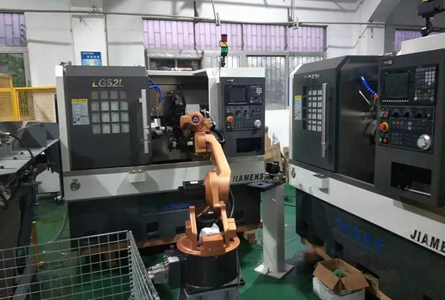 軸類加工機(jī)器人自動(dòng)上下料