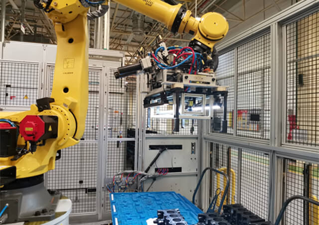 機(jī)械加工中機(jī)器人自動(dòng)上下料