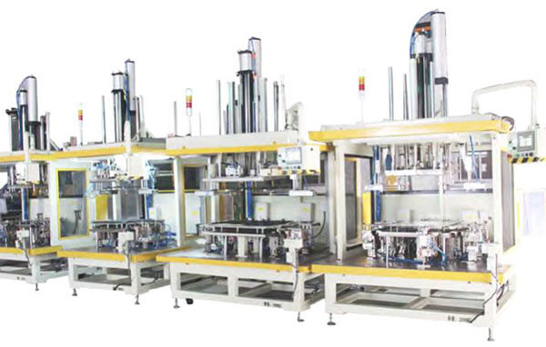 汽車座椅頭枕自動包覆設備