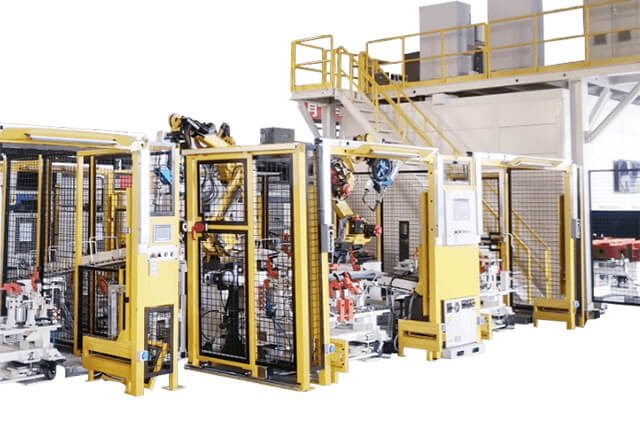 汽車配件焊接自動(dòng)上下料