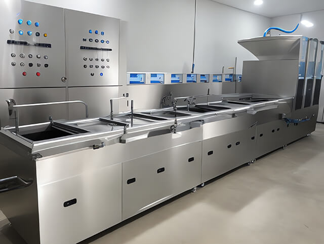 全自動(dòng)汽車轉(zhuǎn)向節(jié)超聲波清洗機(jī)