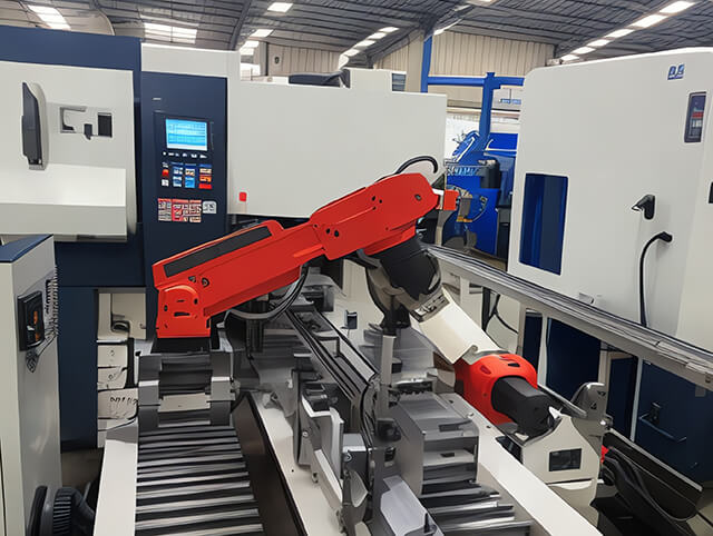 法蘭加工機(jī)器人上下料