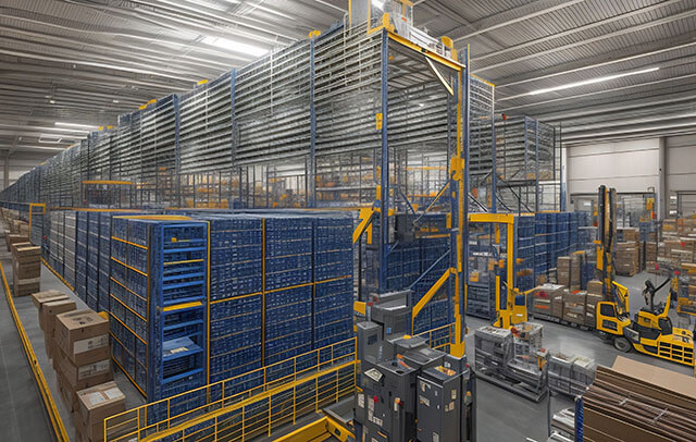 注塑件裝箱自動化